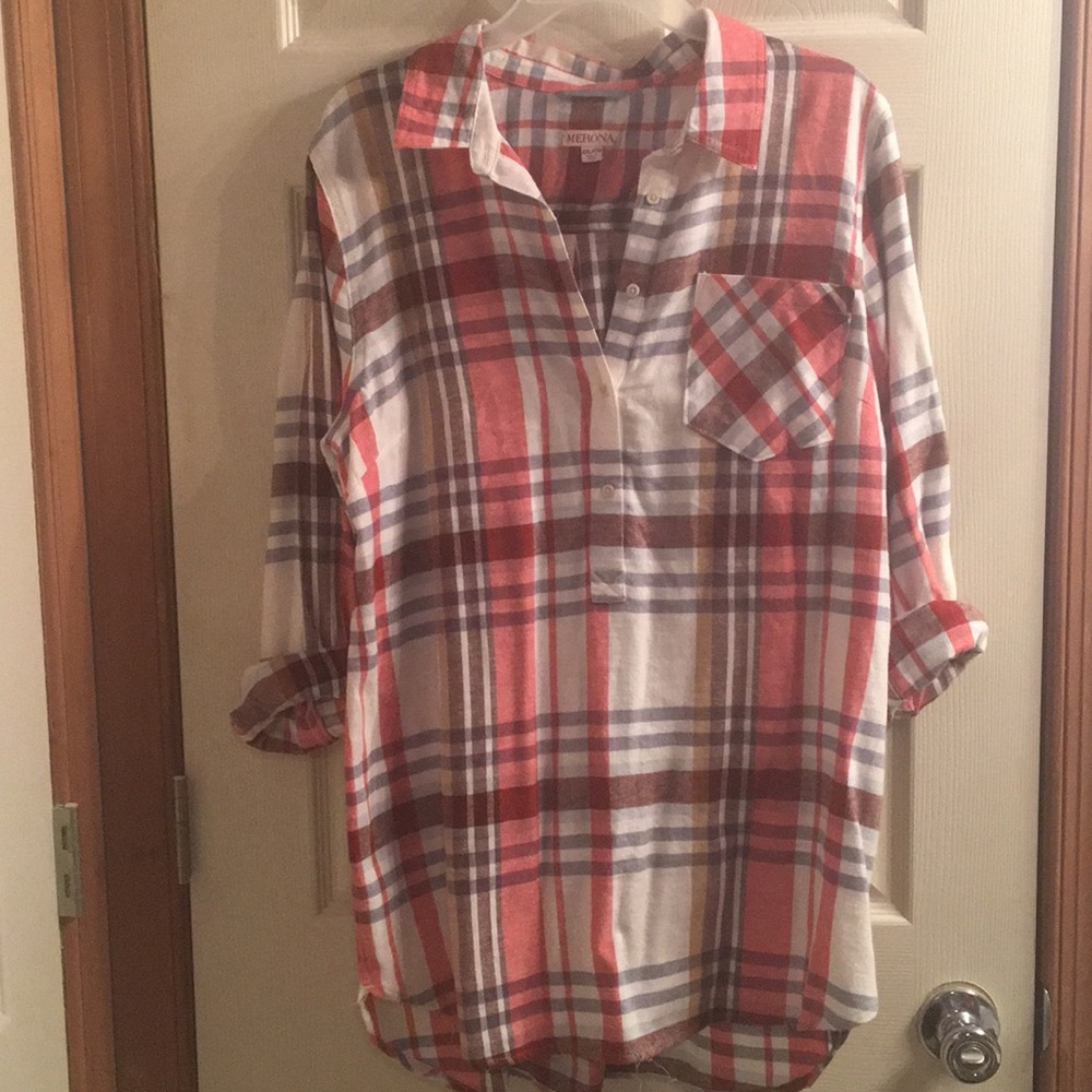 💕 Pastel Colored Long Flannel 💕